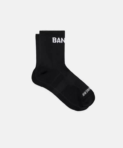Bandit running Lite Run™ Socks w/ CoolMax™ (2 Pack) - Black OG