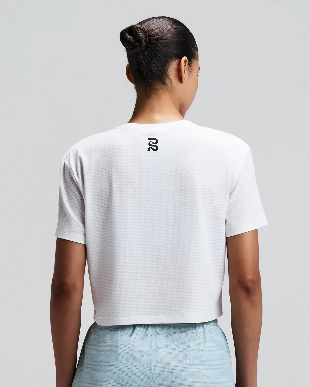 Bandit Women's Micromesh™ Cropped Run Tee -White