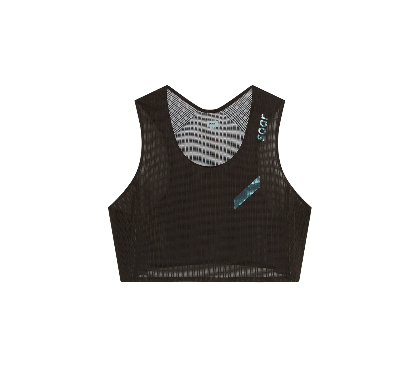 Soar Running Women's Crop Race Vest - Black