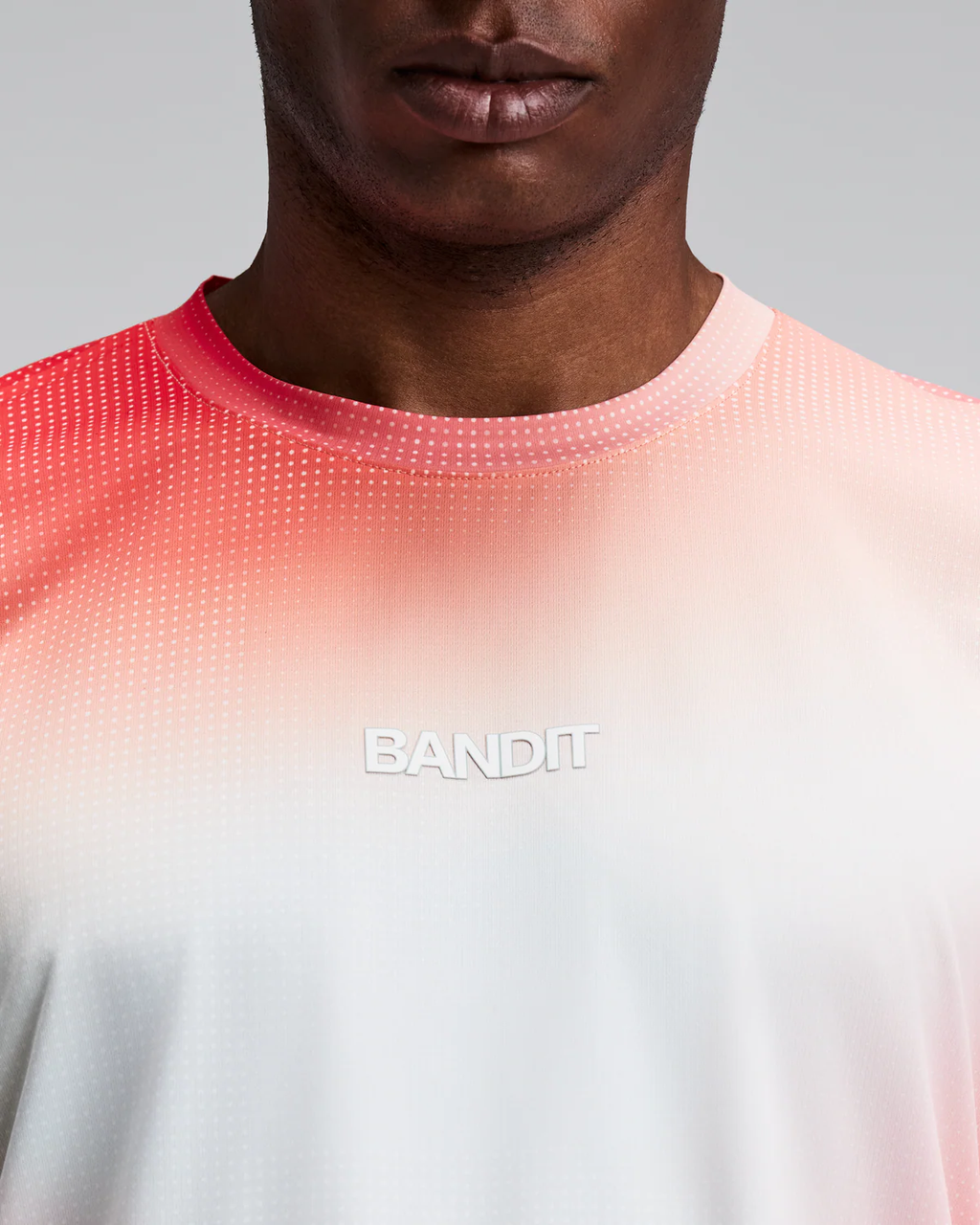 Bandit Men's Specter™ Performance Tee with Flopack™ - Micro Geo Gradient - Copal / Lagoon