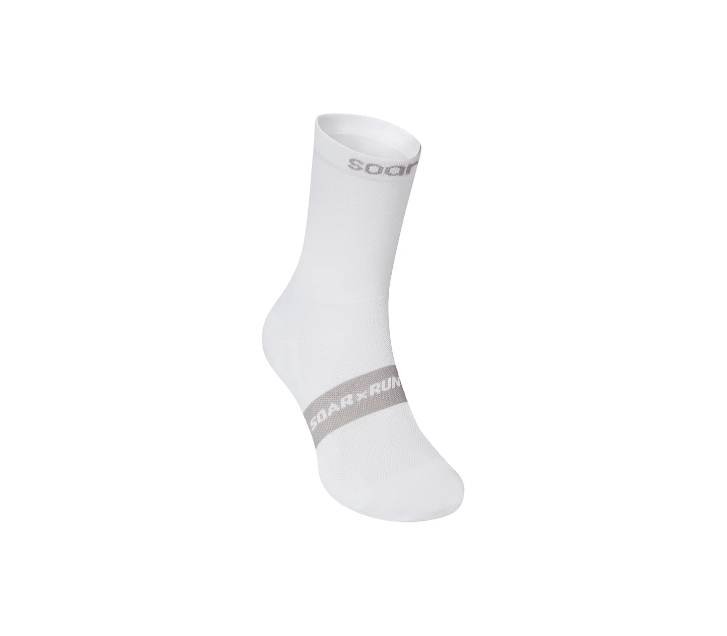 Soar Running core crew Sock - White