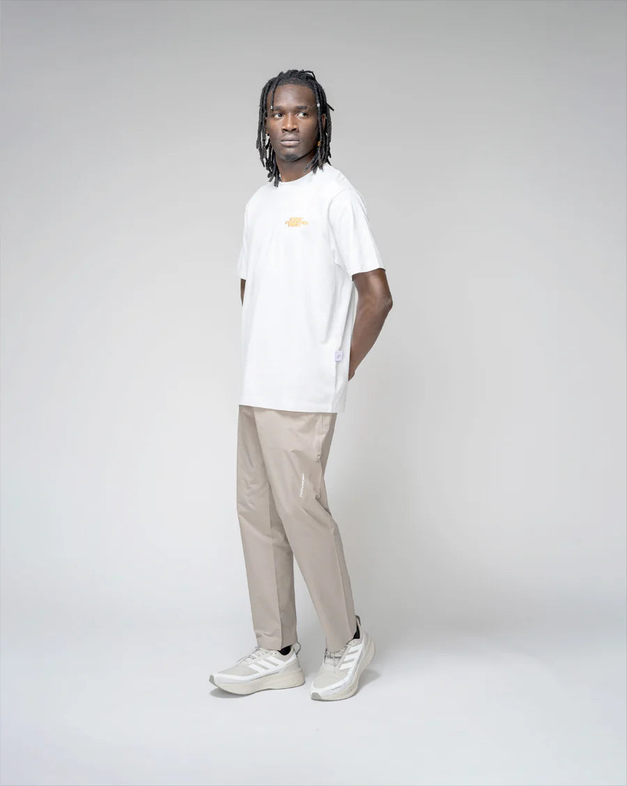 Post Running High Flames Men Regular T-Shirt White