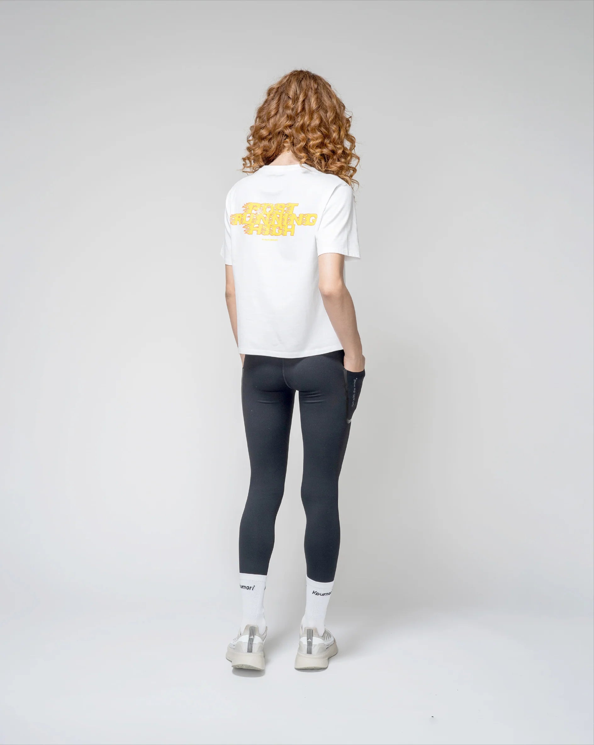 Post Running High Flames Women´s Regular T-Shirt White